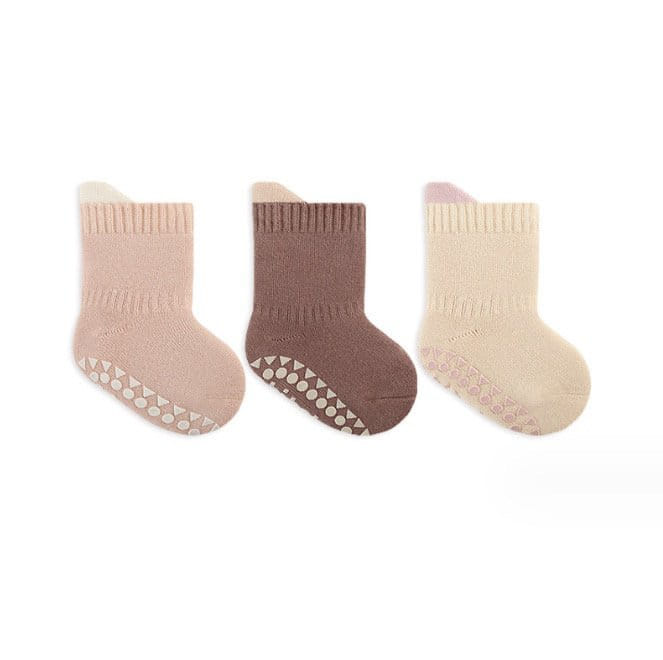 Miso - Korean Children Fashion - #childrensboutique - Point Two Tone Socks Set - 3