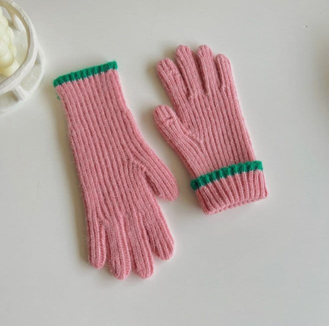 Miso - Korean Children Fashion - #childrensboutique - Line Figer Gloves - 4