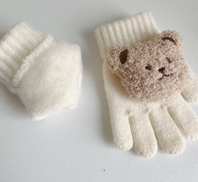 Miso - Korean Children Fashion - #kidsshorts - Head Bear Finger Gloves