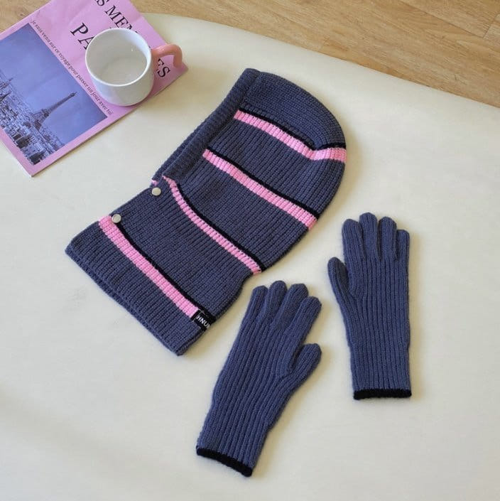 Miso - Korean Children Fashion - #kidzfashiontrend - Line Figer Gloves - 9