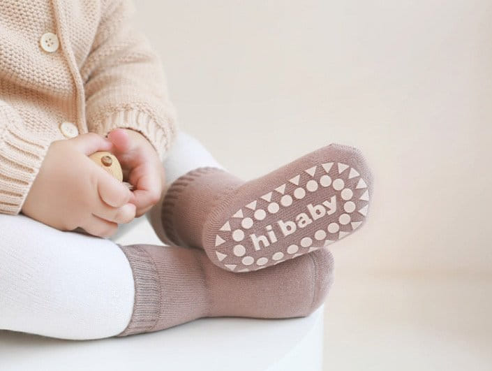 Miso - Korean Children Fashion - #littlefashionista - Point Two Tone Socks Set - 11