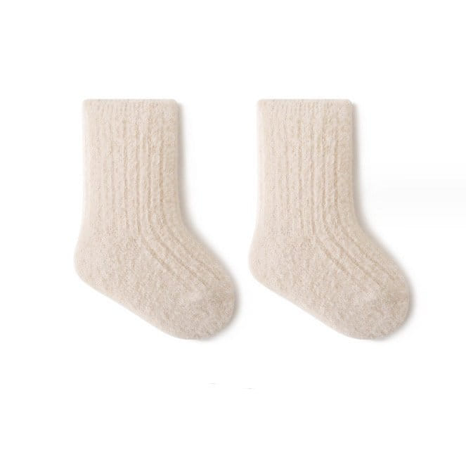 Miso - Korean Children Fashion - #prettylittlegirls - Solid Rib Socks