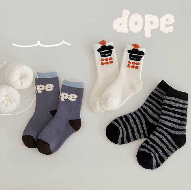 Miso - Korean Children Fashion - #todddlerfashion - 1571 Cake Socks Set - 6