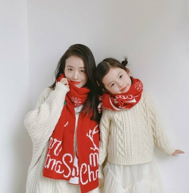 Miso - Korean Children Fashion - #prettylittlegirls - Christmas Muffler - 4