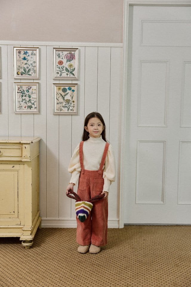 Mon Atelier - Korean Children Fashion - #Kfashion4kids - Knit Tote Bag - 3