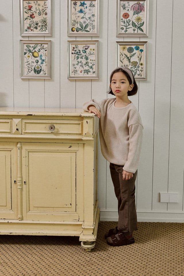 Mon Atelier - Korean Children Fashion - #discoveringself - Latte Tee - 10