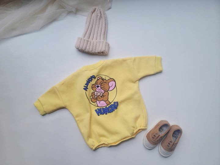 Moran - Korean Baby Fashion - #babyboutique - Cheese Jerry Body Suit