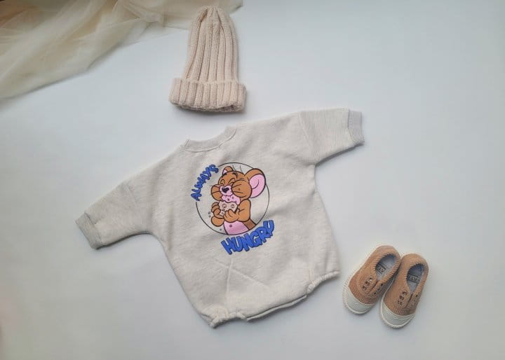 Moran - Korean Baby Fashion - #babyclothing - Cheese Jerry Body Suit - 4