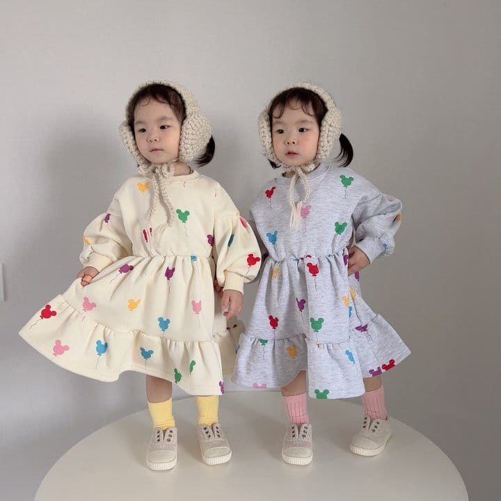 Moran - Korean Children Fashion - #childrensboutique - Balloon Fleece One-piece - 3