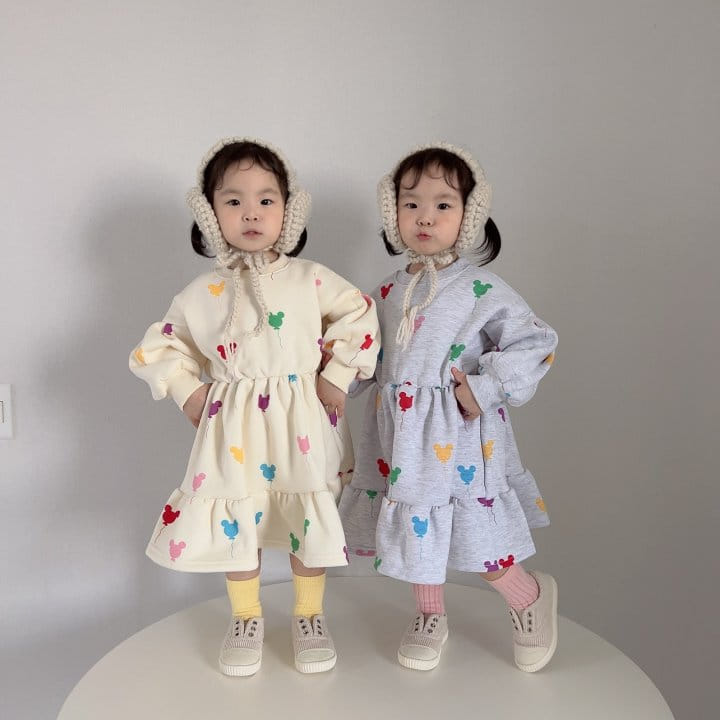 Moran - Korean Children Fashion - #childrensboutique - Balloon Fleece One-piece - 4