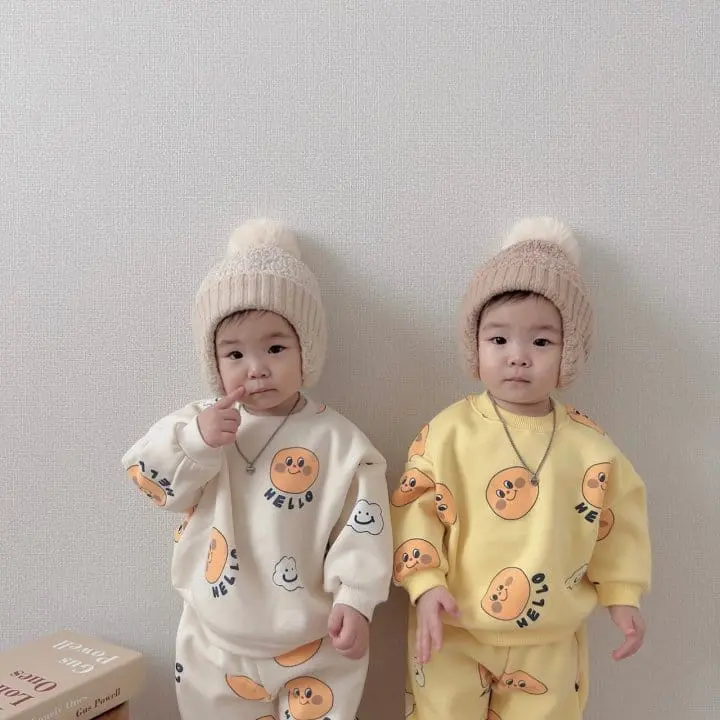 Moran - Korean Children Fashion - #kidsshorts - Cloud Smile Set - 11