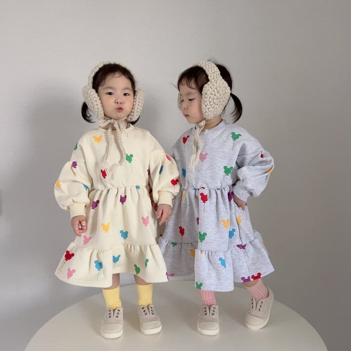 Moran - Korean Children Fashion - #stylishchildhood - Balloon Fleece One-piece