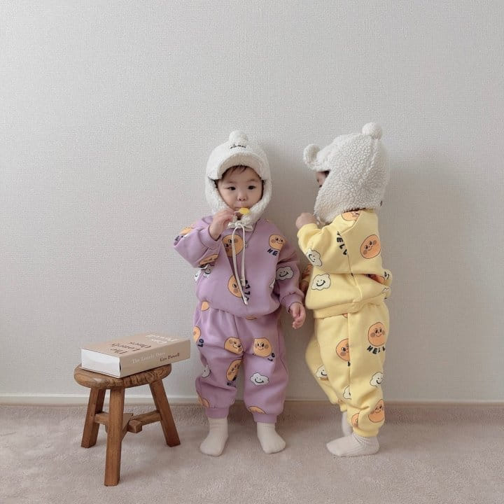 Moran - Korean Children Fashion - #todddlerfashion - Cloud Smile Set - 4