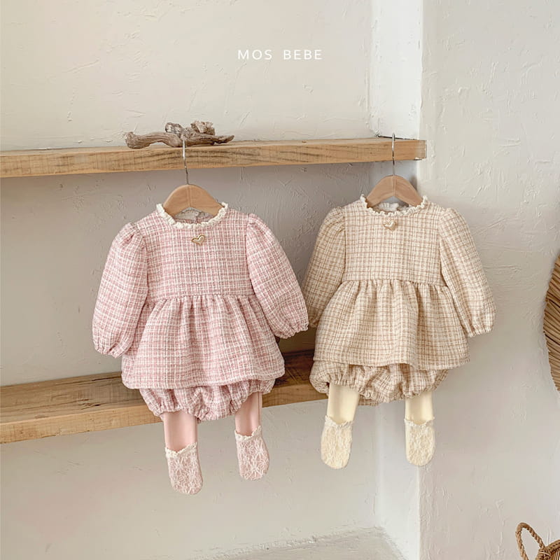 Mos Bebe - Korean Baby Fashion - #babygirlfashion - Mazel Twid Set - 7