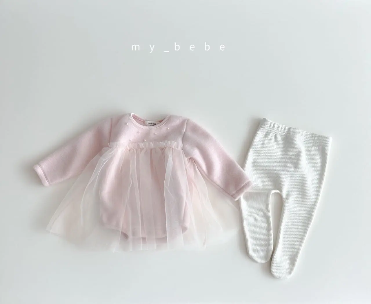 My Bebe - Korean Baby Fashion - #babyboutique - Pearl Sha Body Suit - 12