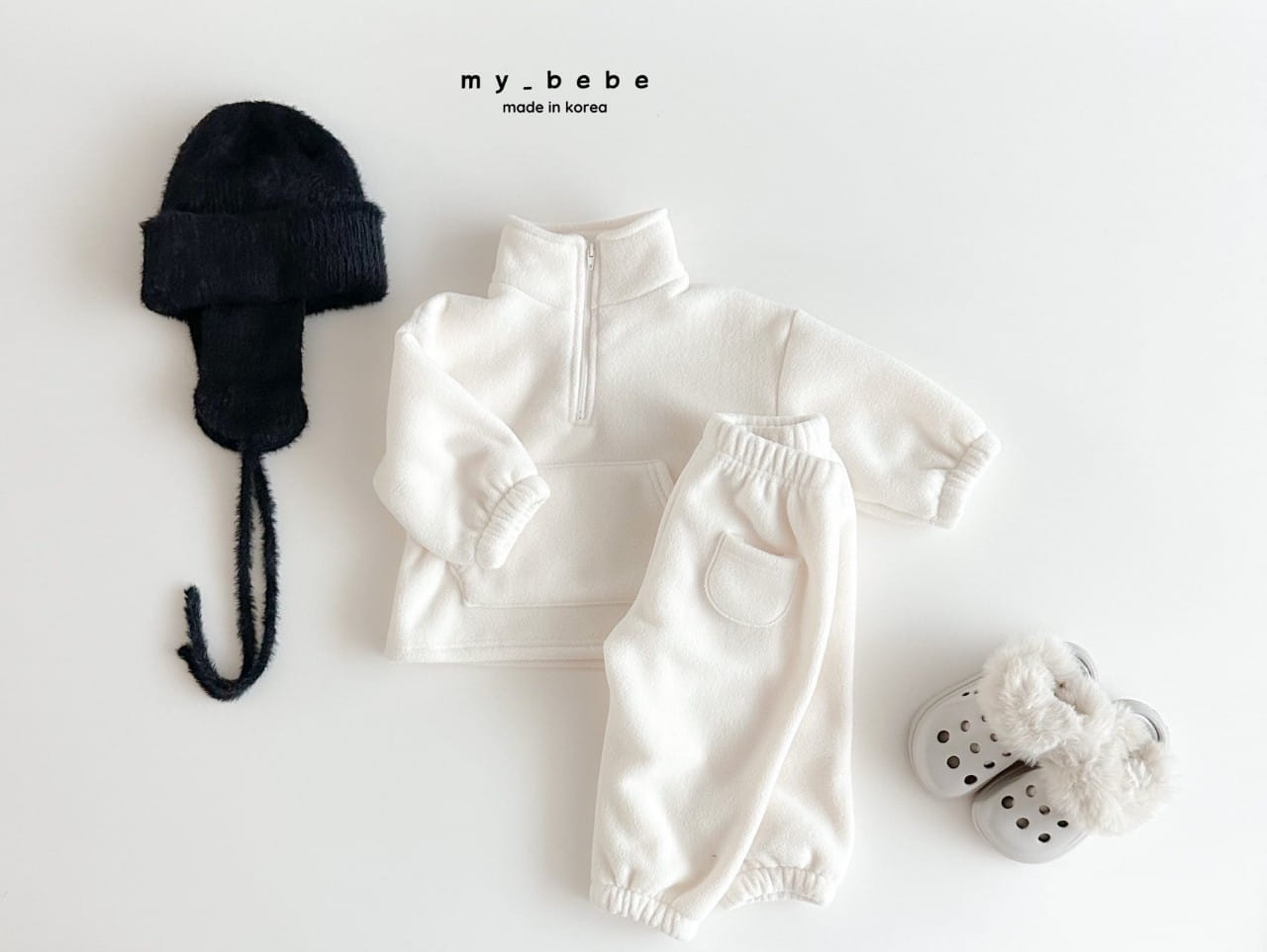 My Bebe - Korean Baby Fashion - #babyboutiqueclothing - Anorak Top Bottom Set - 8