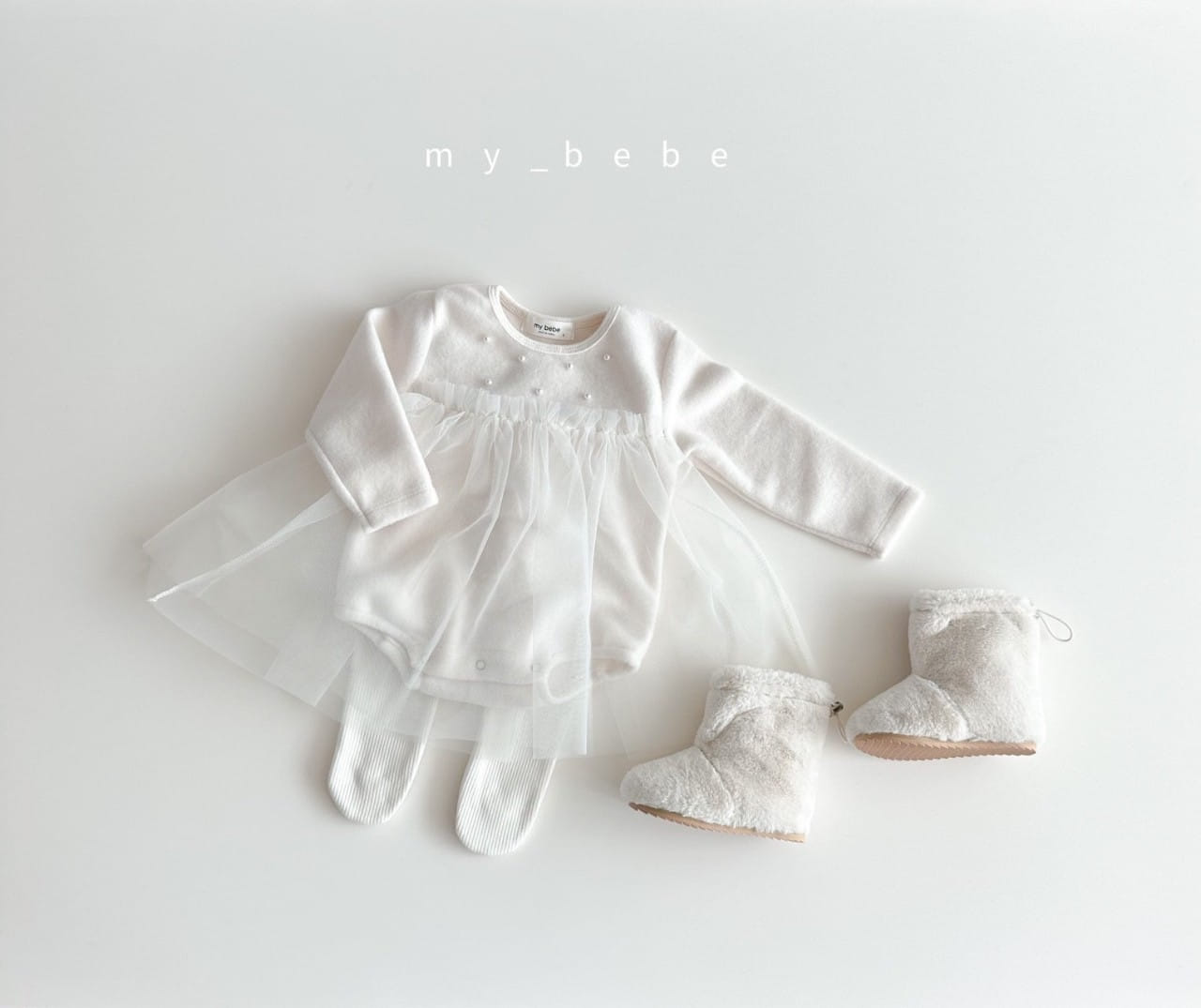 My Bebe - Korean Baby Fashion - #babyboutiqueclothing - Basic Rib Foot Leggings