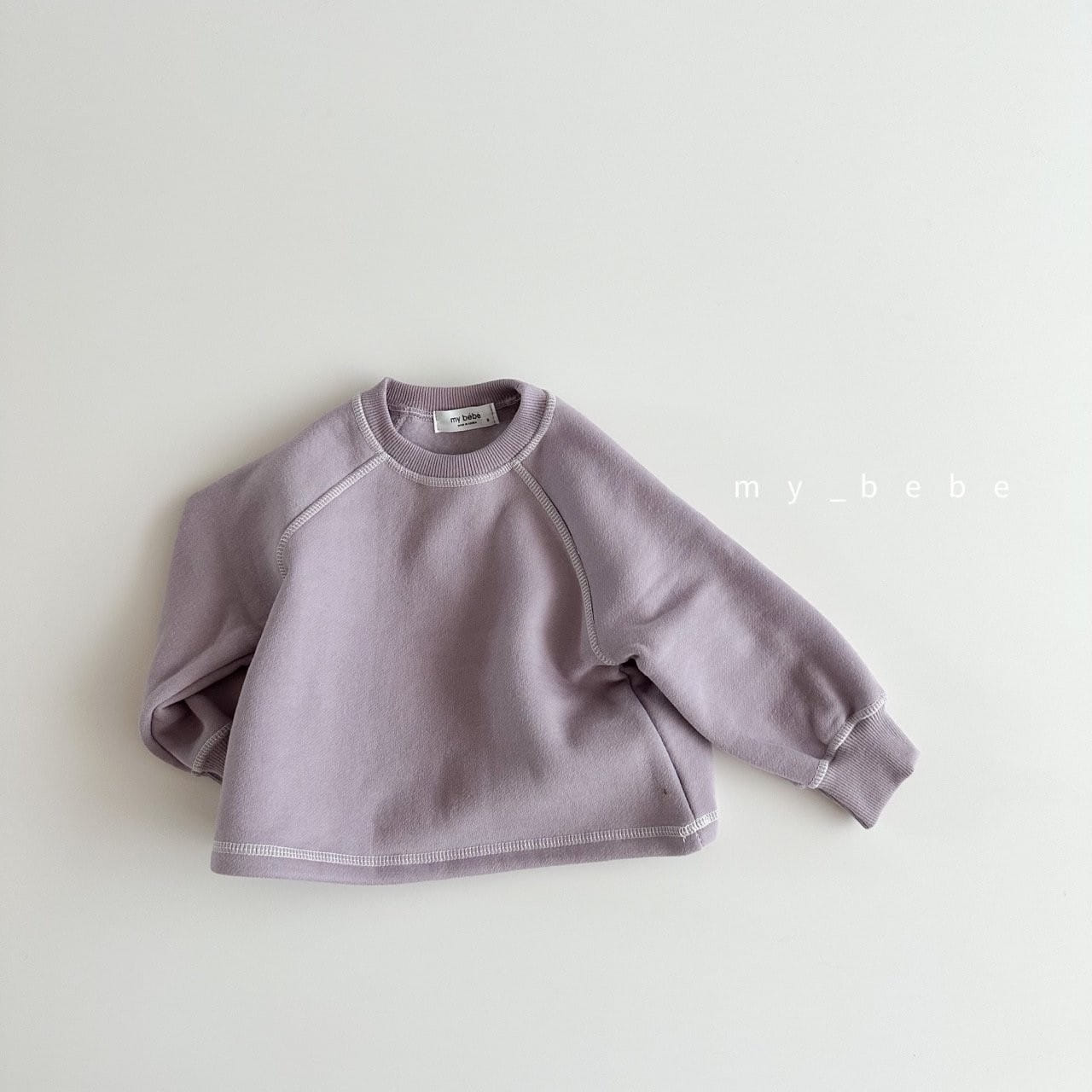 My Bebe - Korean Baby Fashion - #babyfever - Complementary Fleece Sweatshirt - 6