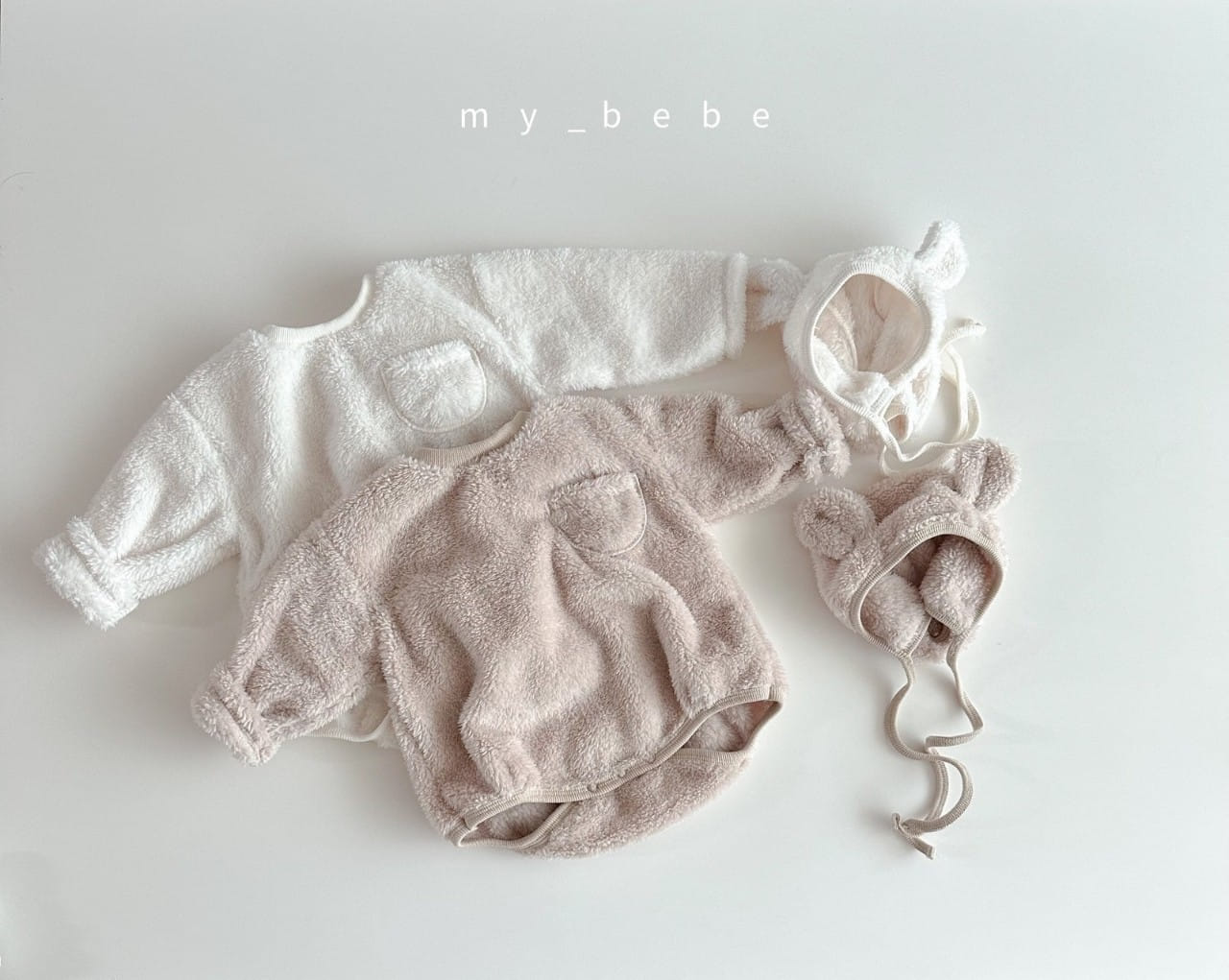 My Bebe - Korean Baby Fashion - #babylifestyle - Bboggle Body Suit Set - 5