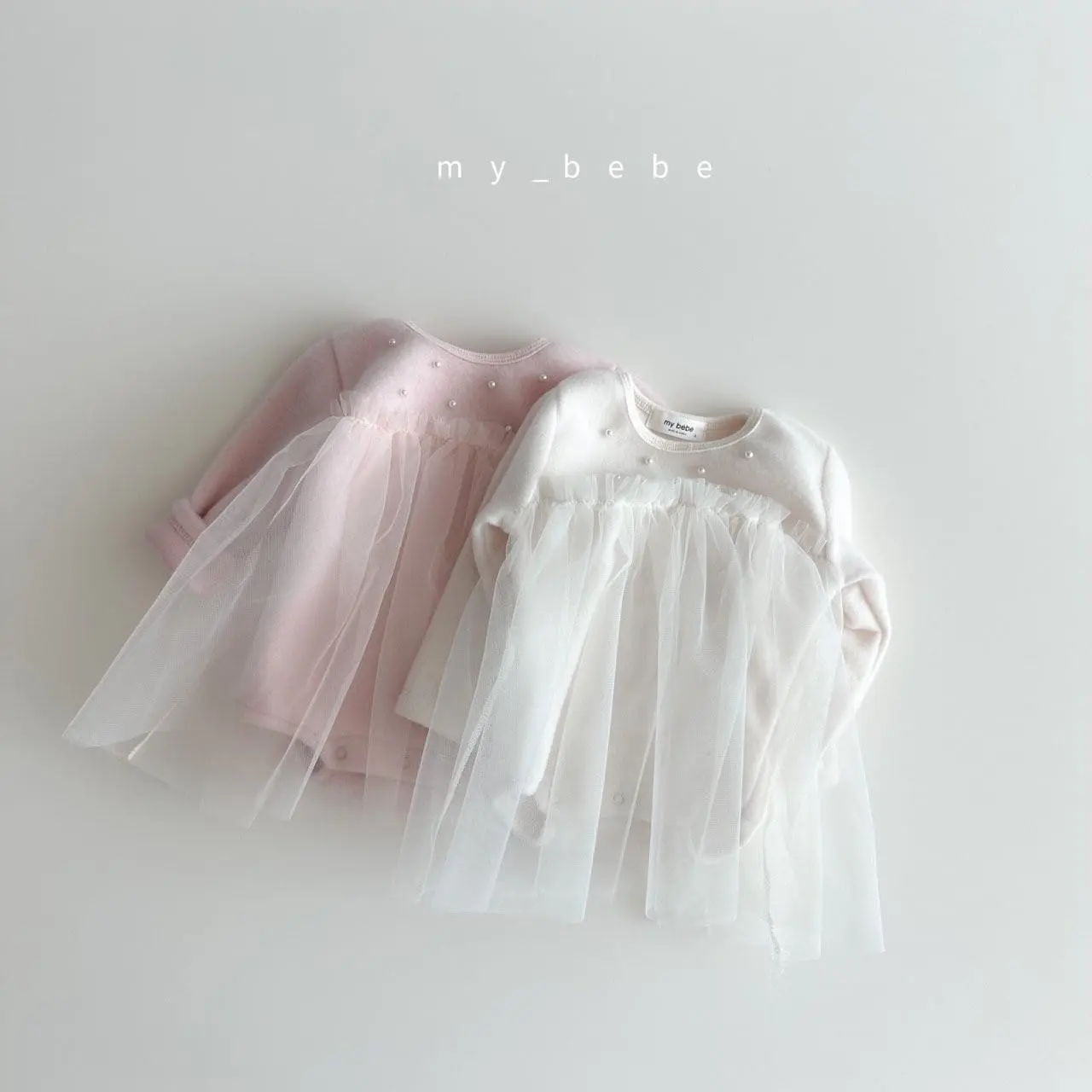 My Bebe - Korean Baby Fashion - #babylifestyle - Pearl Sha Body Suit - 3