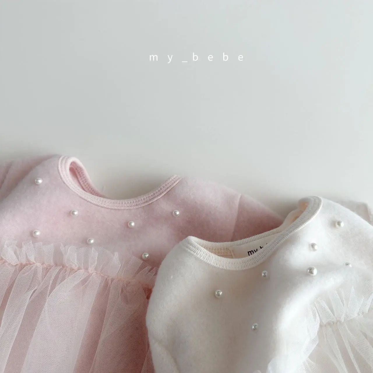 My Bebe - Korean Baby Fashion - #babylifestyle - Pearl Sha Body Suit - 4