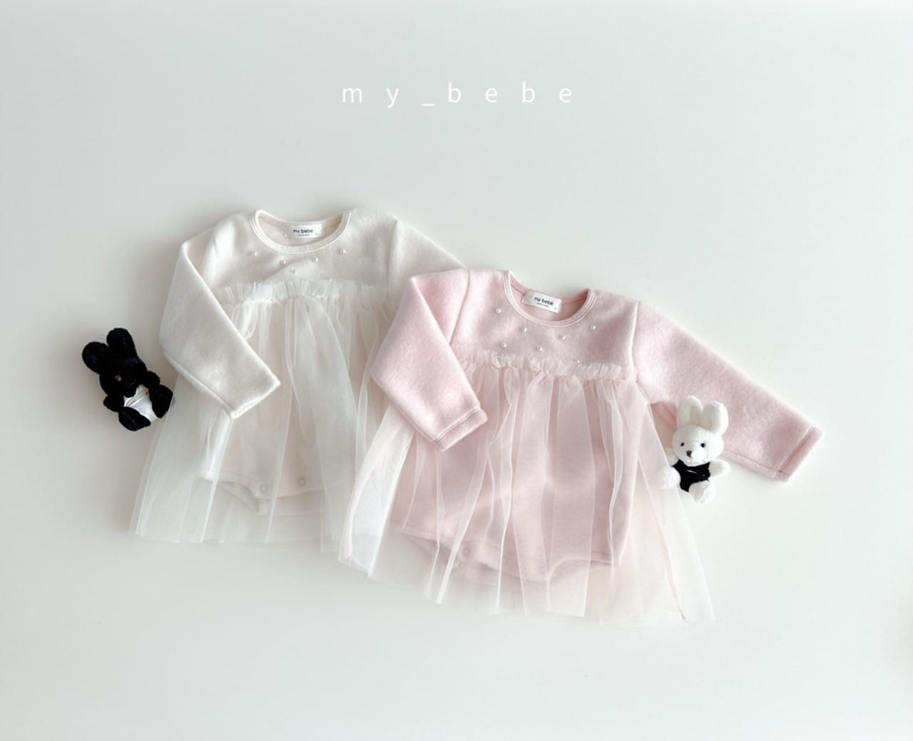 My Bebe - Korean Baby Fashion - #babyootd - Pearl Sha Body Suit - 5