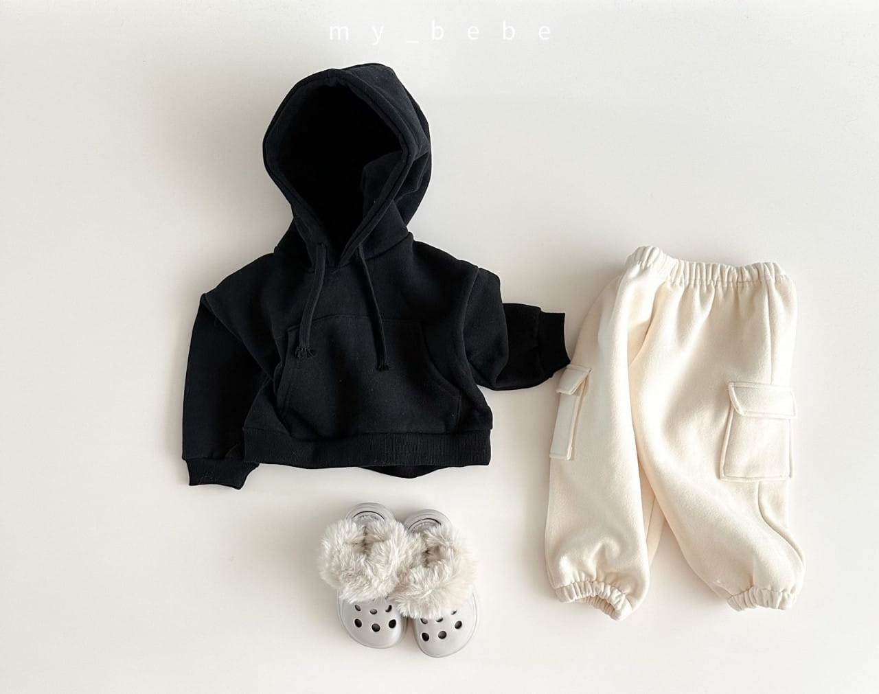 My Bebe - Korean Baby Fashion - #babywear - Fleece Hoody - 5