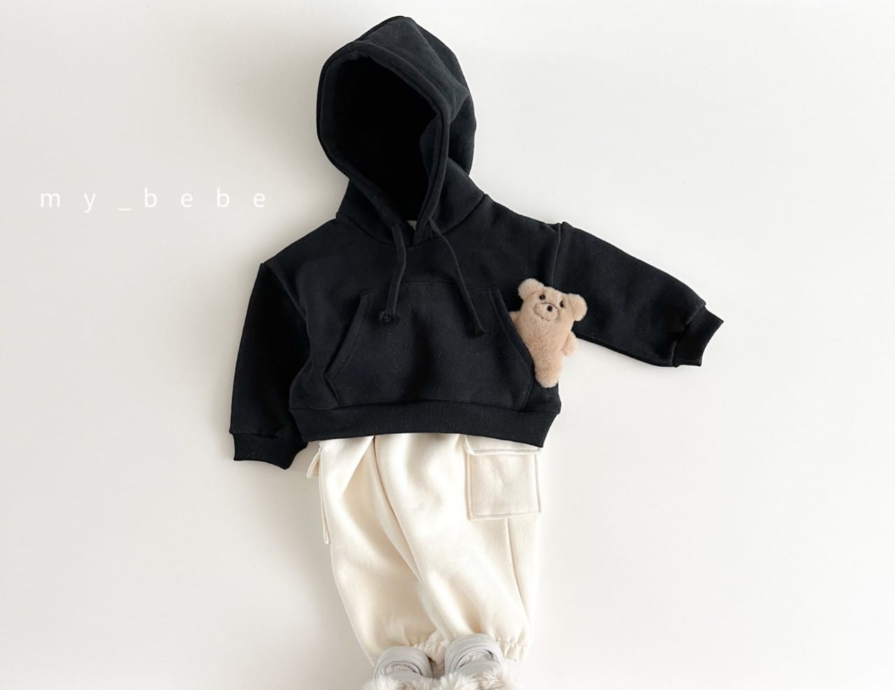 My Bebe - Korean Baby Fashion - #onlinebabyshop - Fleece Hoody - 7