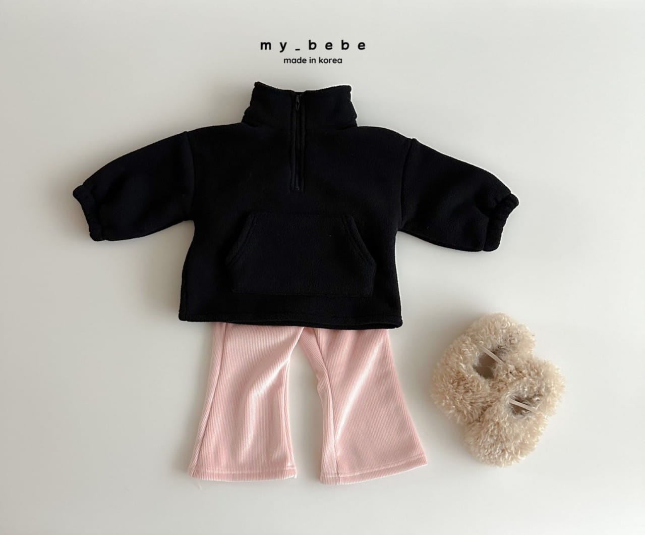 My Bebe - Korean Baby Fashion - #onlinebabyshop - Anorak Top Bottom Set - 5