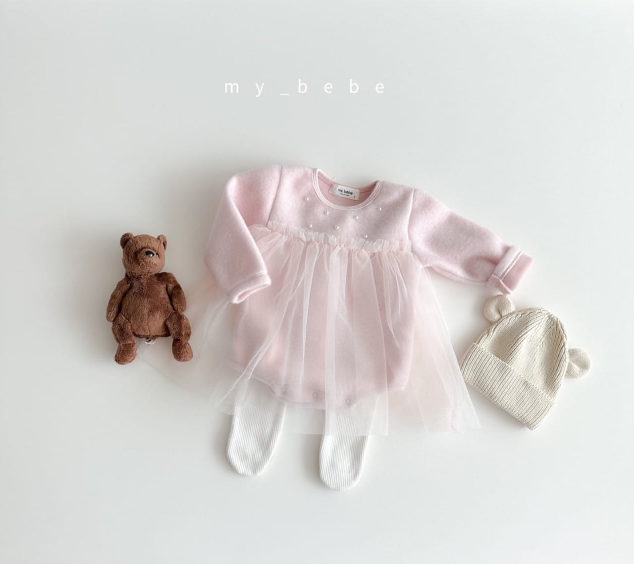 My Bebe - Korean Baby Fashion - #smilingbaby - Pearl Sha Body Suit - 11