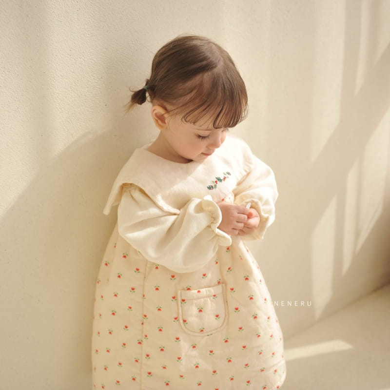 Neneru - Korean Baby Fashion - #babyboutique - Tini Collar Tee Bebe - 9