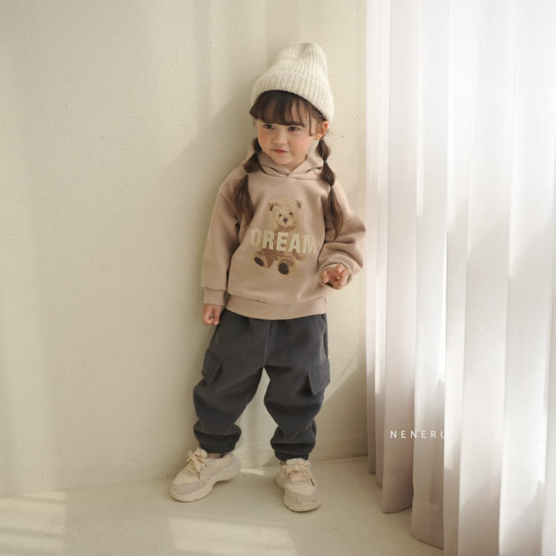 Neneru - Korean Baby Fashion - #babyboutique - Dream Bear Hoody Tee - 3