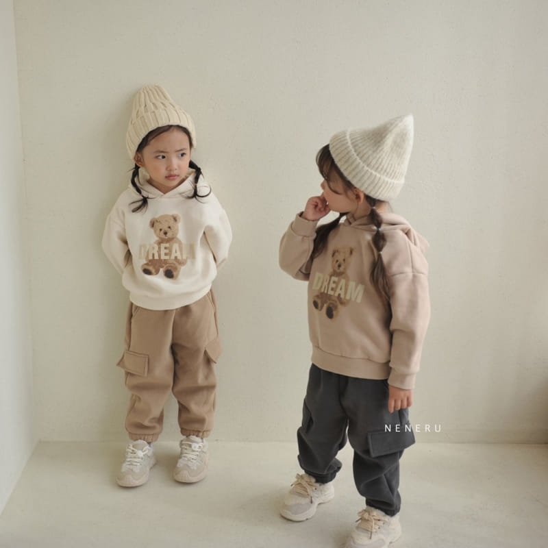 Neneru - Korean Baby Fashion - #babyboutique - Dream Bear Hoody Tee - 4