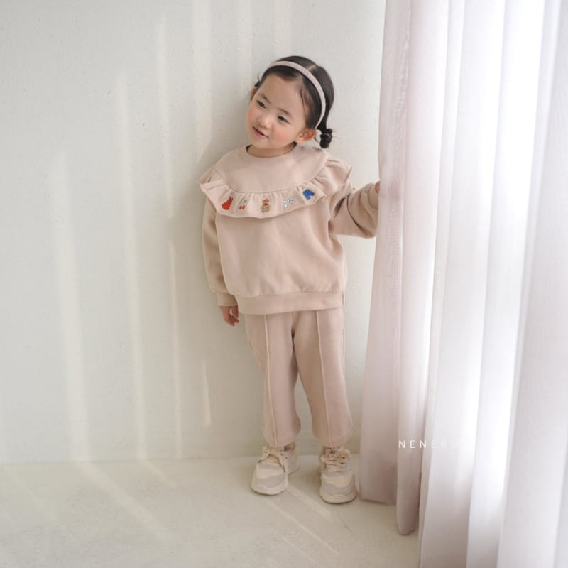 Neneru - Korean Baby Fashion - #babyboutique - Bear Cherry Tee - 3