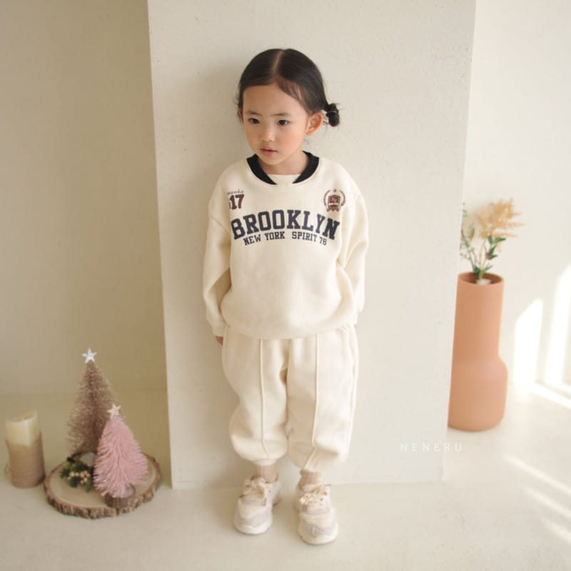 Neneru - Korean Baby Fashion - #babyboutique - Spo Top Bottom Set Bebe - 9