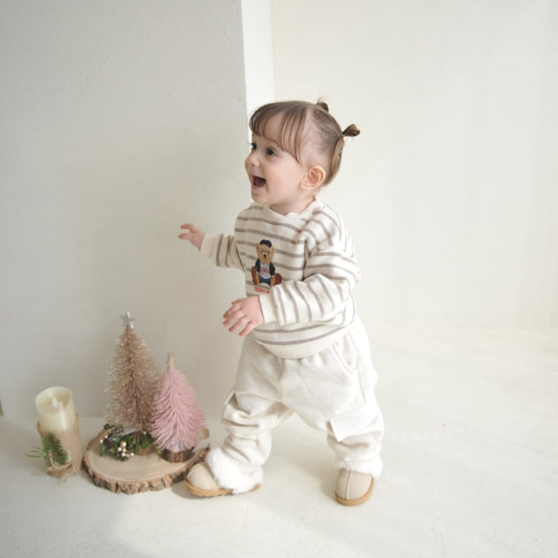 Neneru - Korean Baby Fashion - #babyboutiqueclothing - Teddy St Sweatshirt Bebe - 8