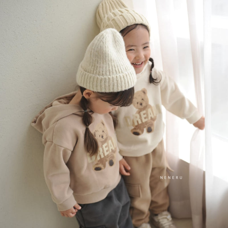 Neneru - Korean Baby Fashion - #babyboutiqueclothing - Dream Bear Hoody Tee - 5