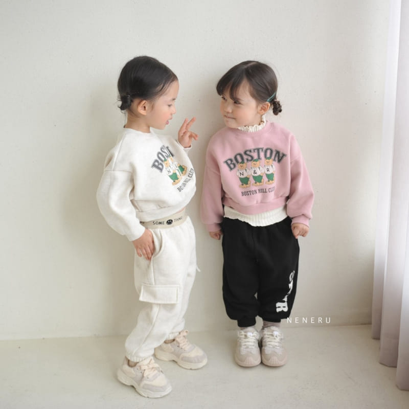 Neneru - Korean Baby Fashion - #babyboutiqueclothing - Boston Sweatshirt - 2