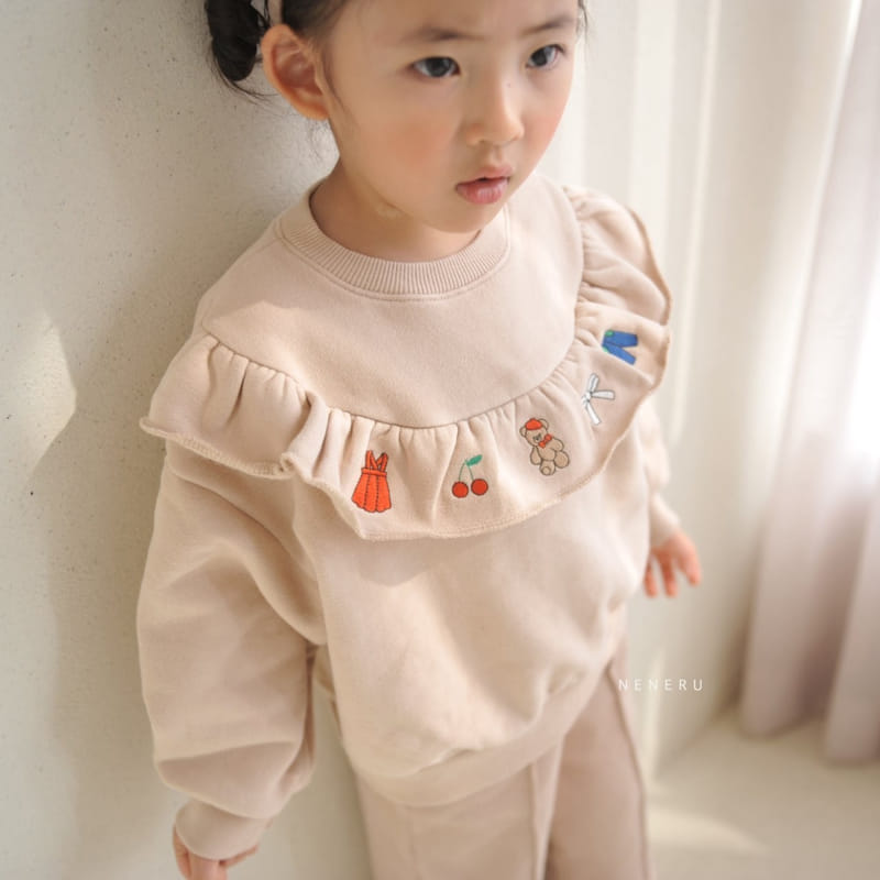 Neneru - Korean Baby Fashion - #babyclothing - Bear Cherry Tee - 5