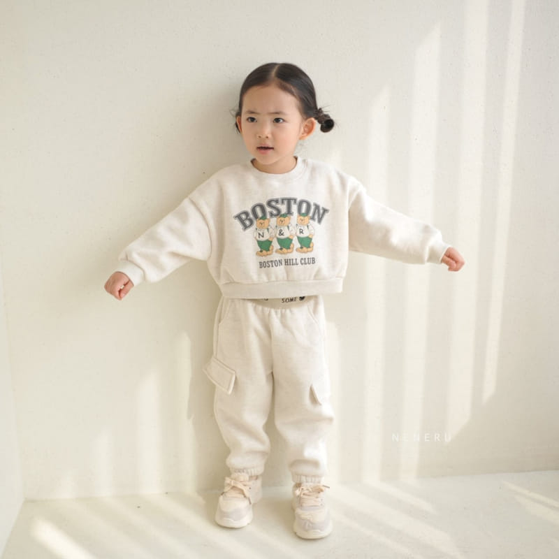 Neneru - Korean Baby Fashion - #babyclothing - Boston Sweatshirt - 3