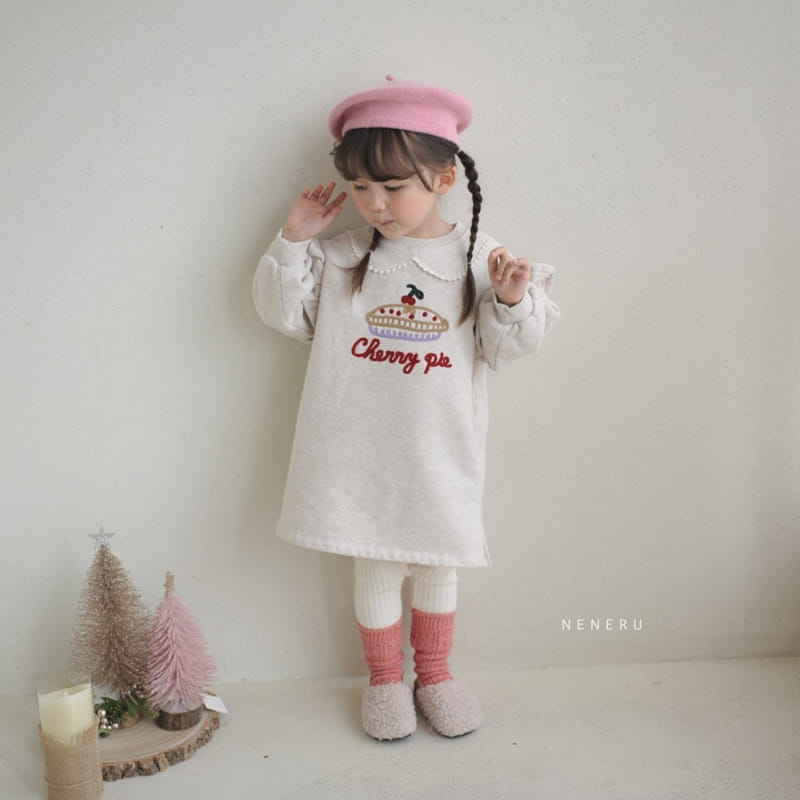 Neneru - Korean Baby Fashion - #babyfever - Cherry Pie One-piece - 2