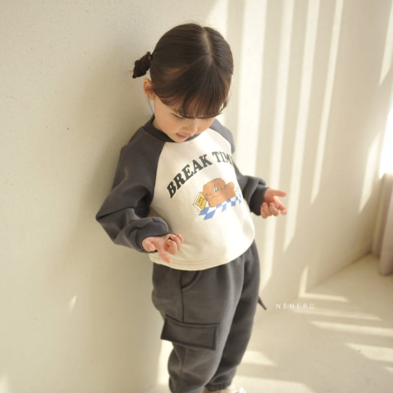 Neneru - Korean Baby Fashion - #babyfever - Lol Crop Raglan Tee - 6