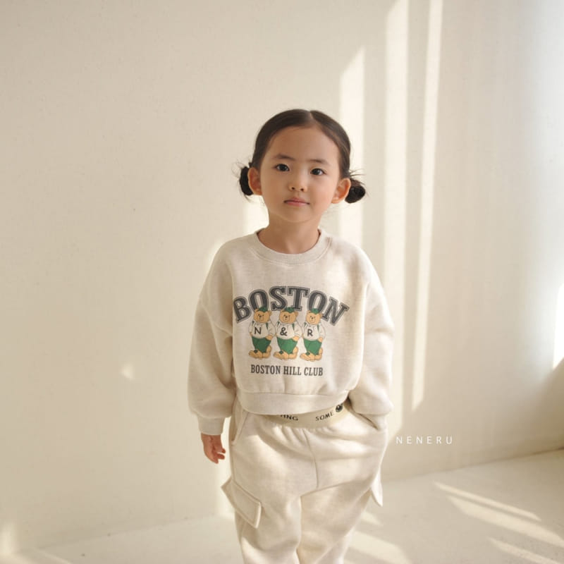 Neneru - Korean Baby Fashion - #babyfever - Boston Sweatshirt - 5