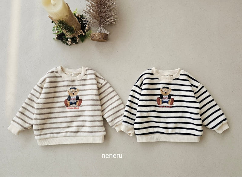 Neneru - Korean Baby Fashion - #babygirlfashion - Teddy St Sweatshirt Bebe - 12