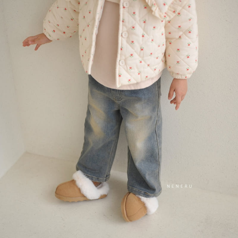 Neneru - Korean Baby Fashion - #babygirlfashion - Wide Jeans