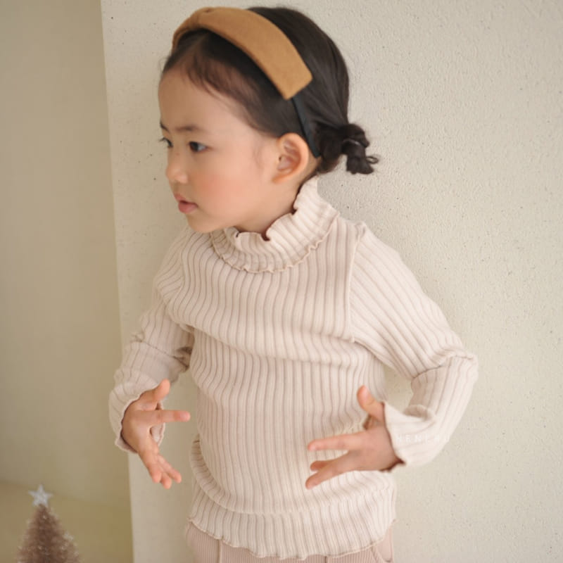 Neneru - Korean Baby Fashion - #babylifestyle - Lulu Rib Tee Bebe - 2