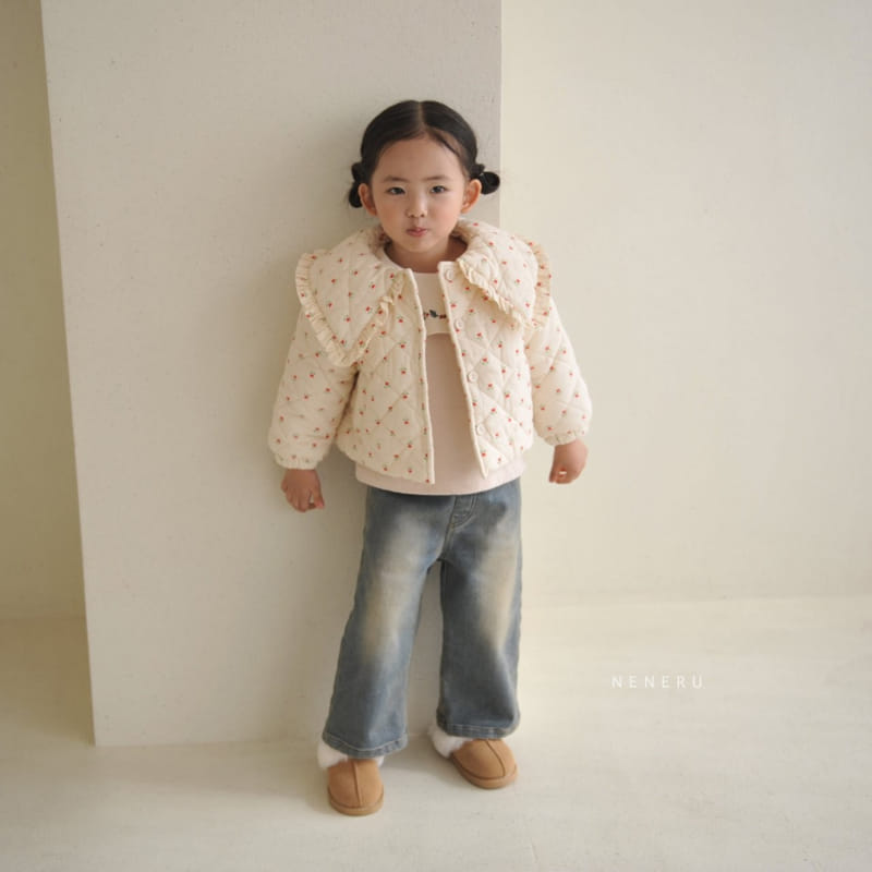 Neneru - Korean Baby Fashion - #babylifestyle - Wide Jeans - 2