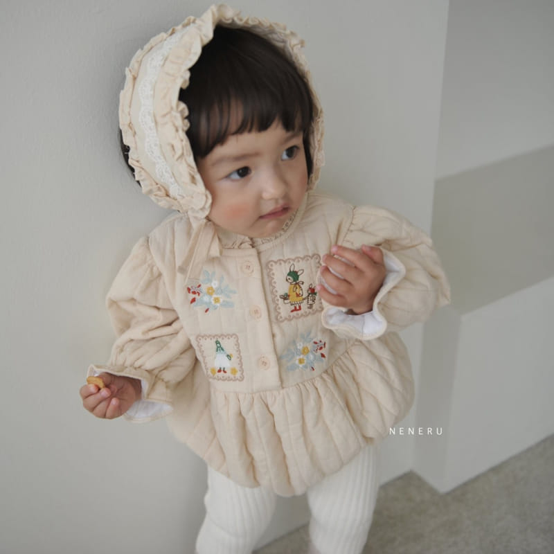 Neneru - Korean Baby Fashion - #babylifestyle - The Rabbit Quilting Bodysuit