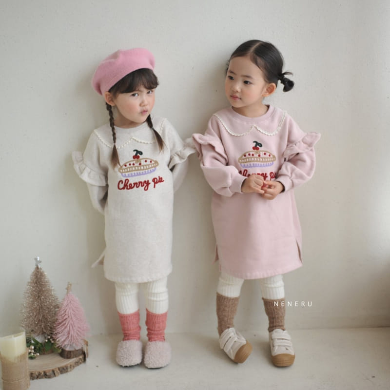 Neneru - Korean Baby Fashion - #babyoninstagram - Cherry Pie One-piece - 5