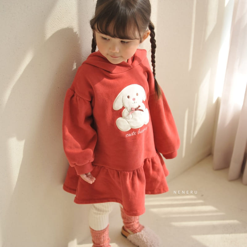 Neneru - Korean Baby Fashion - #babylifestyle - Cuty Hoody One-piece - 4